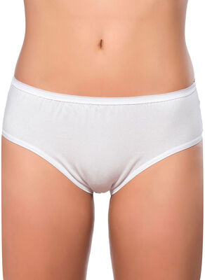 Özkan Underwear - Özkan 6121 6'lı Paket Kadın Pamuklu Likralı Süprem Yüksek Bel Bato Külot (1)