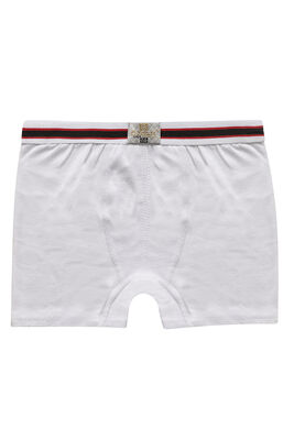 Özkan Underwear - Özkan 0711 10'lu Paket Erkek Çocuk %100 Pamuklu Esnek Yumuşak Boxer Şort (1)