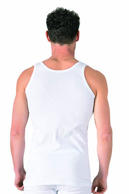 Özkan Underwear - Özkan 11406 Erkek %100 Pamuklu Ribana Esnek Rahat Kalın Askılı Örme Atlet (1)